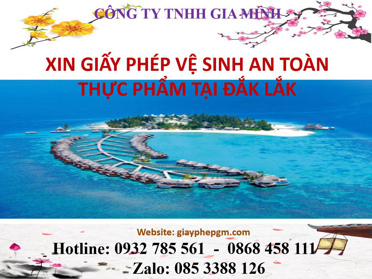 Thủ tục xin giấy phép vệ sinh an toàn thực phẩm Đắk Lắk