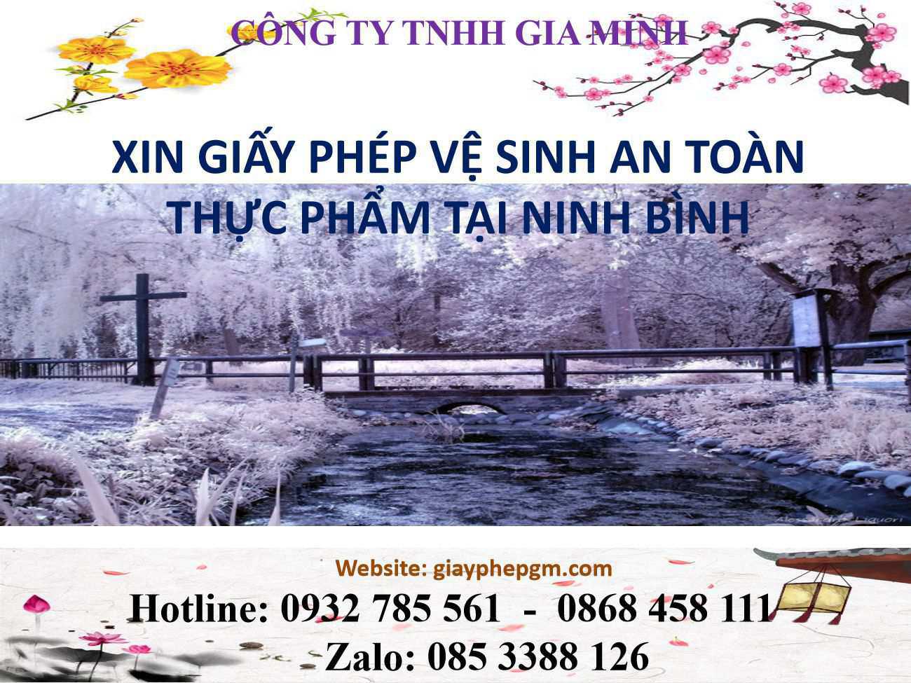Xin giấy phép vệ sinh an toàn thực phẩm Ninh Bình 4 Thủ tục xin giấy phép vệ sinh an toàn thực phẩm Ninh Bình