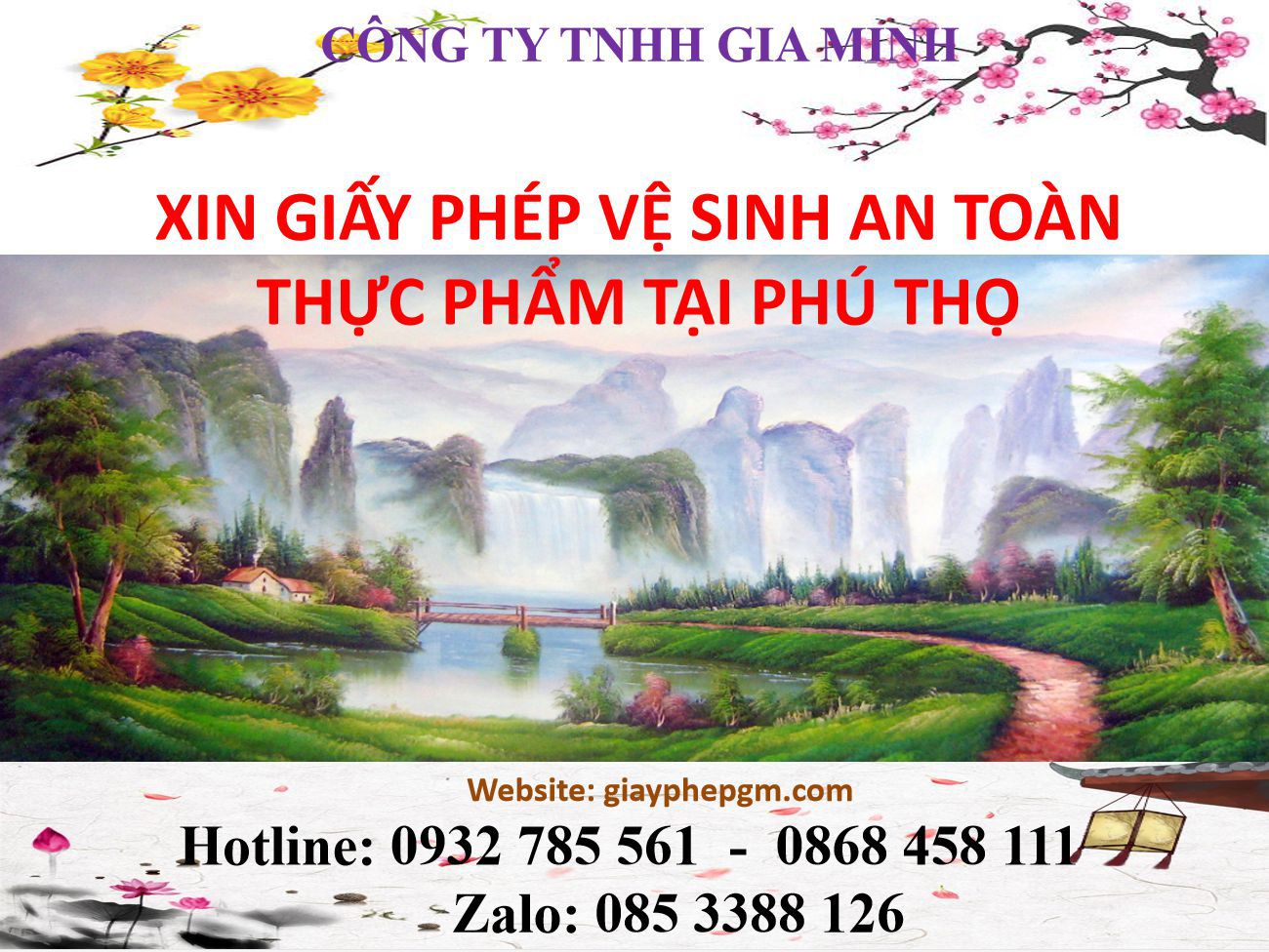 Xin giấy phép vệ sinh an toàn thực phẩm Phú Thọ 4 Thủ tục xin giấy phép vệ sinh an toàn thực phẩm Phú Thọ