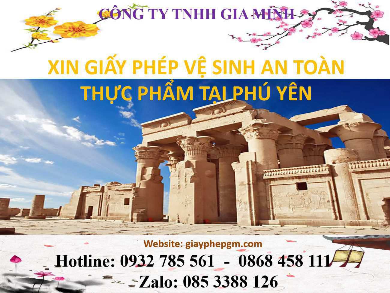 Thủ tục xin giấy phép vệ sinh an toàn thực phẩm Phú Yên