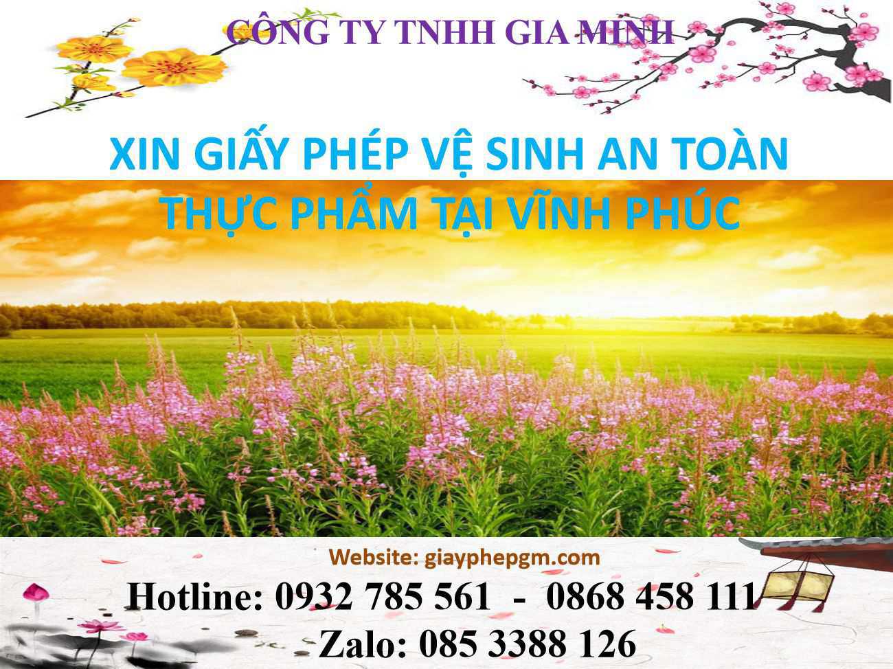 Xin giấy phép vệ sinh an toàn thực phẩm tại Vĩnh Phúc 4 Xin giấy phép vệ sinh an toàn thực phẩm tại Vĩnh Phúc