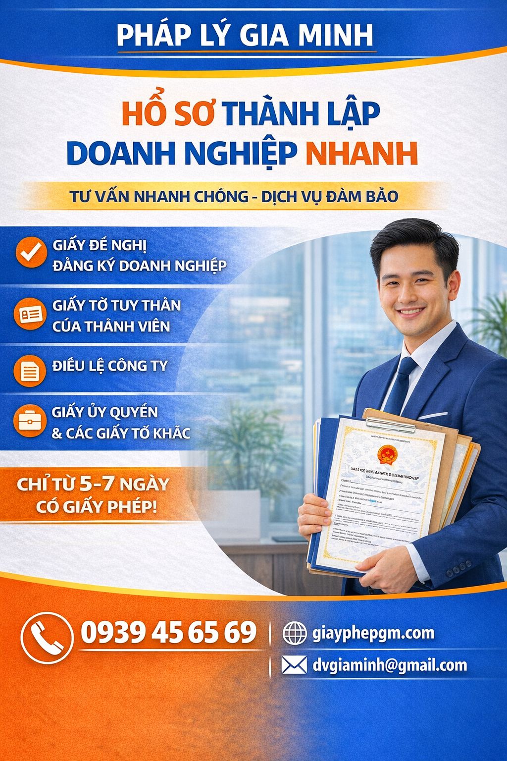 Hồ sơ thành lập công ty tại Hà Tĩnh