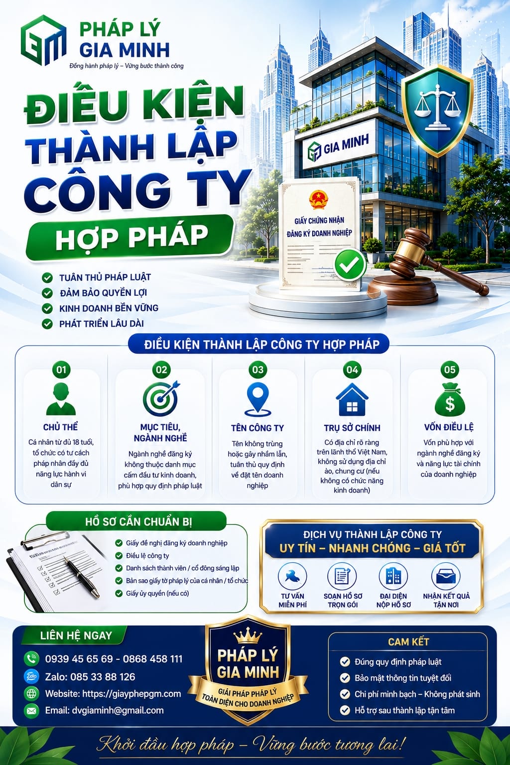 Thành lập công ty nhanh tại Hà Tĩnh