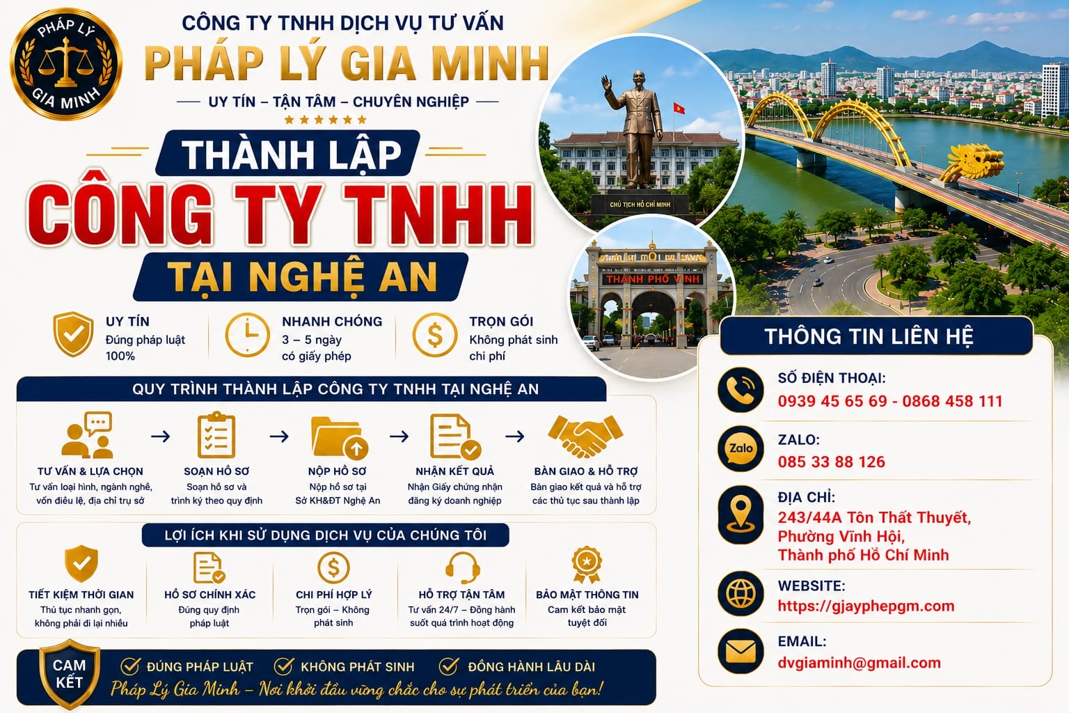 Thành lập công ty TNHH tại Nghệ An