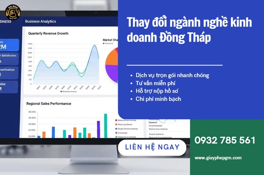 Thay đổi ngành nghề kinh doanh tại Đồng Tháp – Thủ tục nhanh, đơn giản, đúng luật 5 Thủ tục thay đổi ngành nghề kinh doanh tại đồng tháp