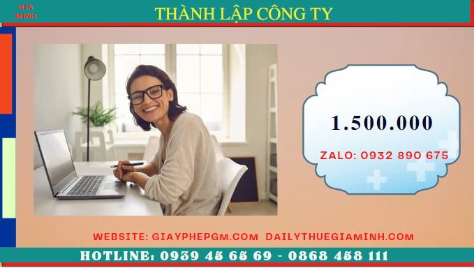 Thủ tục thành lập công ty tại TPHCM 5 Chi phí mở công ty tại Tphcm