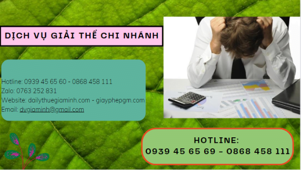 Dịch vụ giải thể chi nhánh tại Thành phố Hồ Chí Minh 14 Muốn giải thể chi nhánh tại Thành phố Hồ Chí Minh