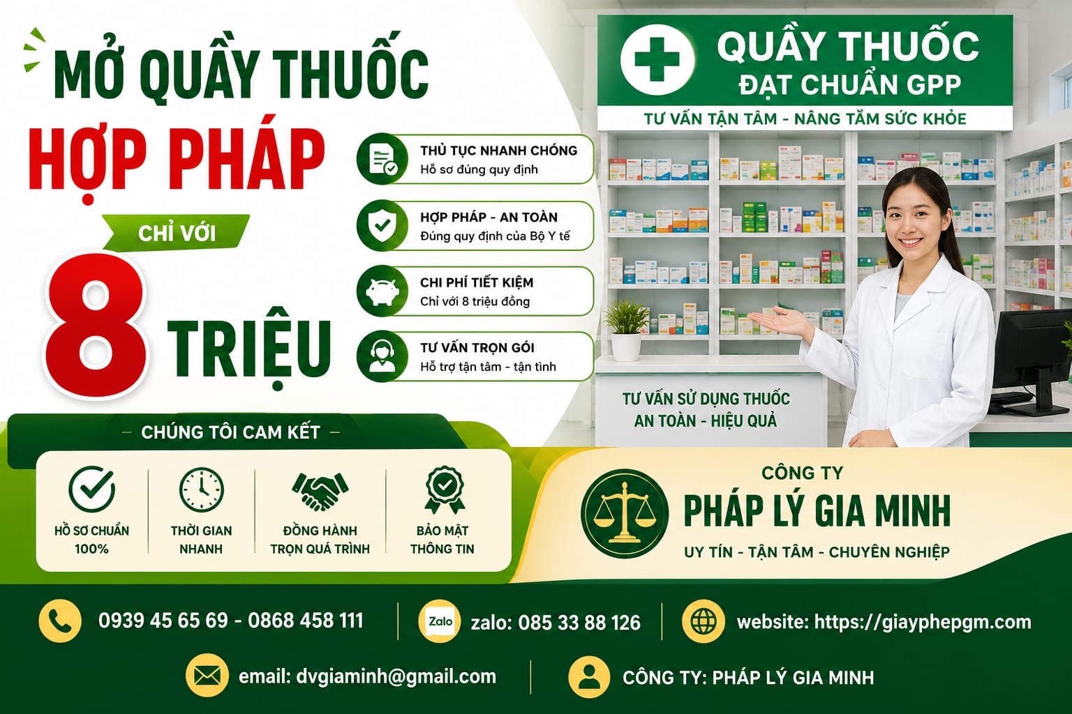 Chi phí mở nhà thuốc đạt chuẩn GPP tại An Giang