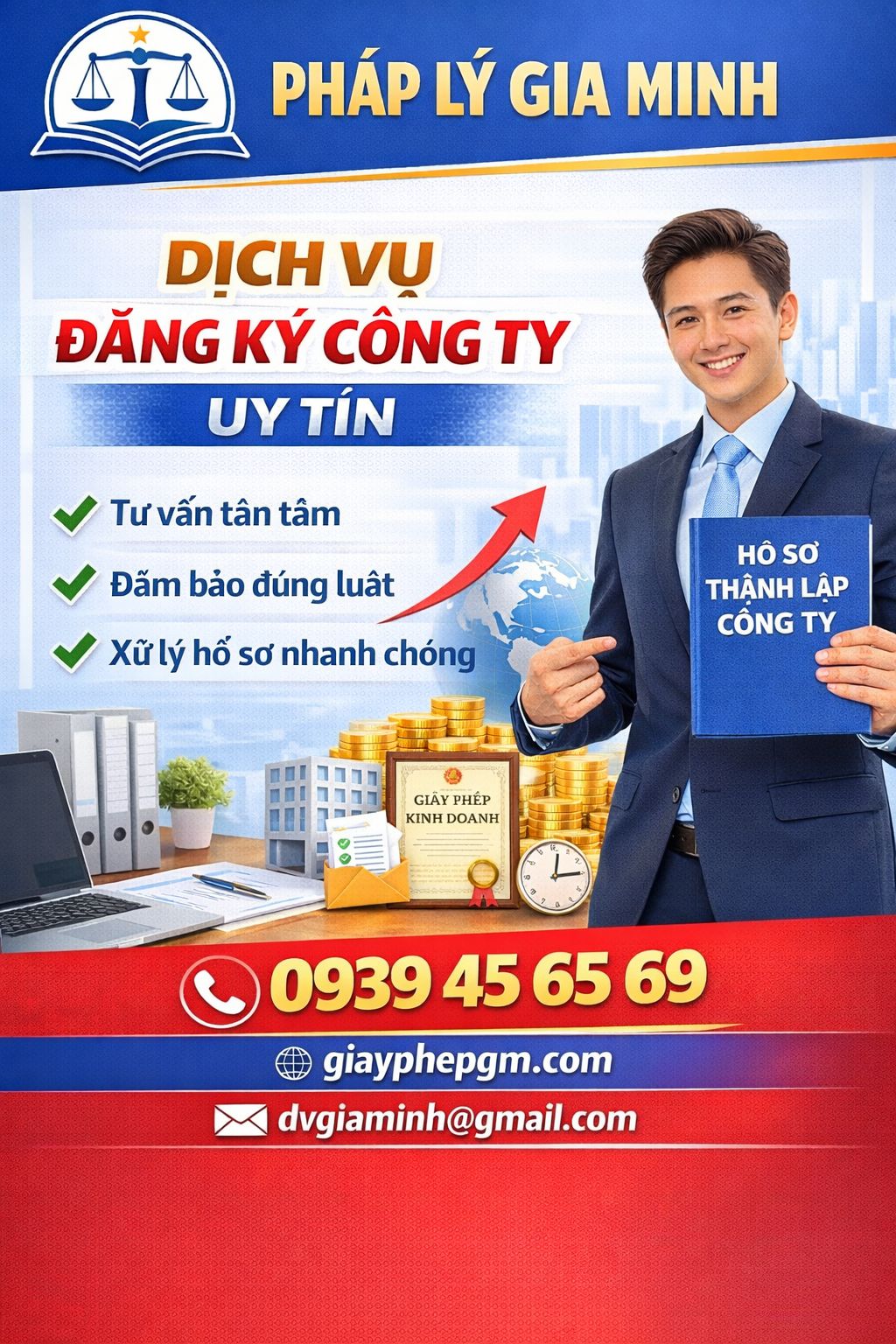 Dịch vụ đăng ký công ty nhanh tại Vĩnh Long uy tín