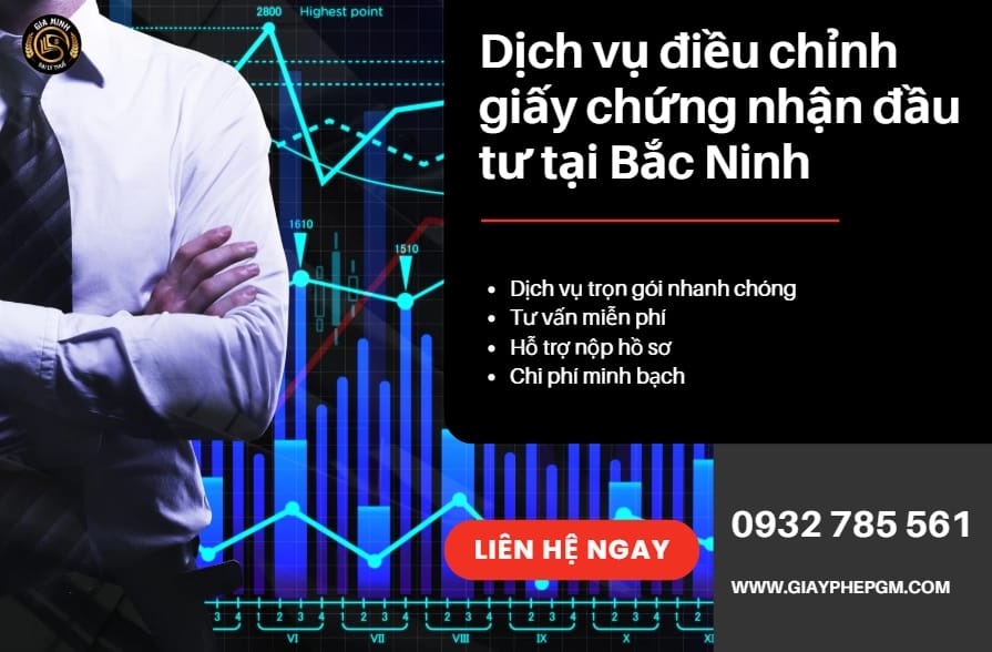 Dịch vụ điều chỉnh giấy chứng nhận đầu tư tại Bắc Ninh