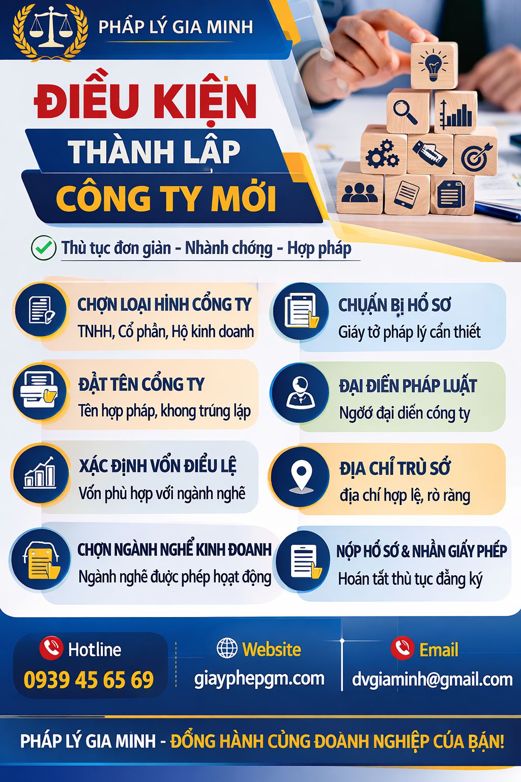 Dịch vụ mở công ty nhanh tại Vĩnh Long tiết kiệm