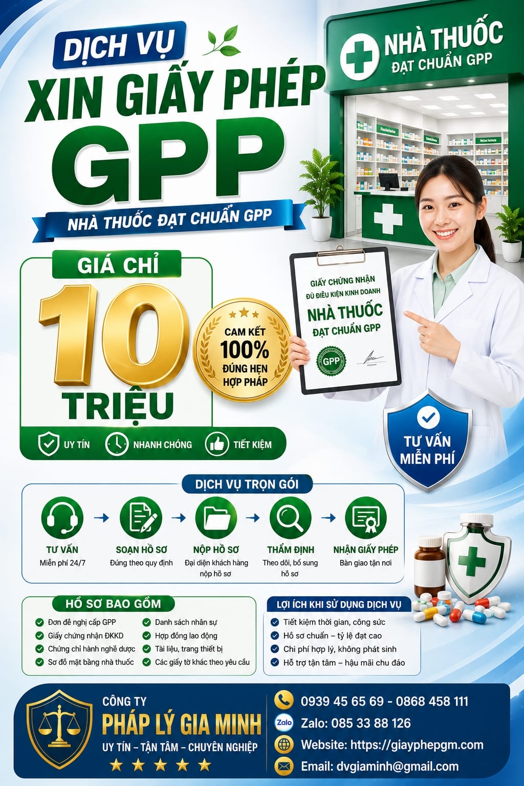 Dịch vụ mở nhà thuốc đạt GPP tại Điện Biên