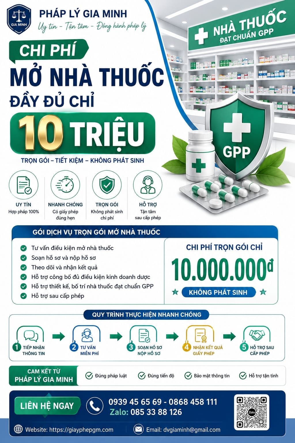 Dịch vụ mở nhà thuốc đạt GPP tại Hải Phòng uy tín, trọn gói 3 Dịch vụ mở nhà thuốc đạt GPP tại Hải Phòng