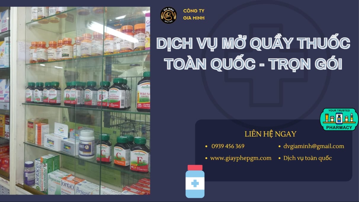Dịch vụ mở nhà thuốc đạt GPP tại thành phố Cần Thơ – Hỗ trợ trọn gói 7 Dịch vụ mở quầy thuốc trọn gói