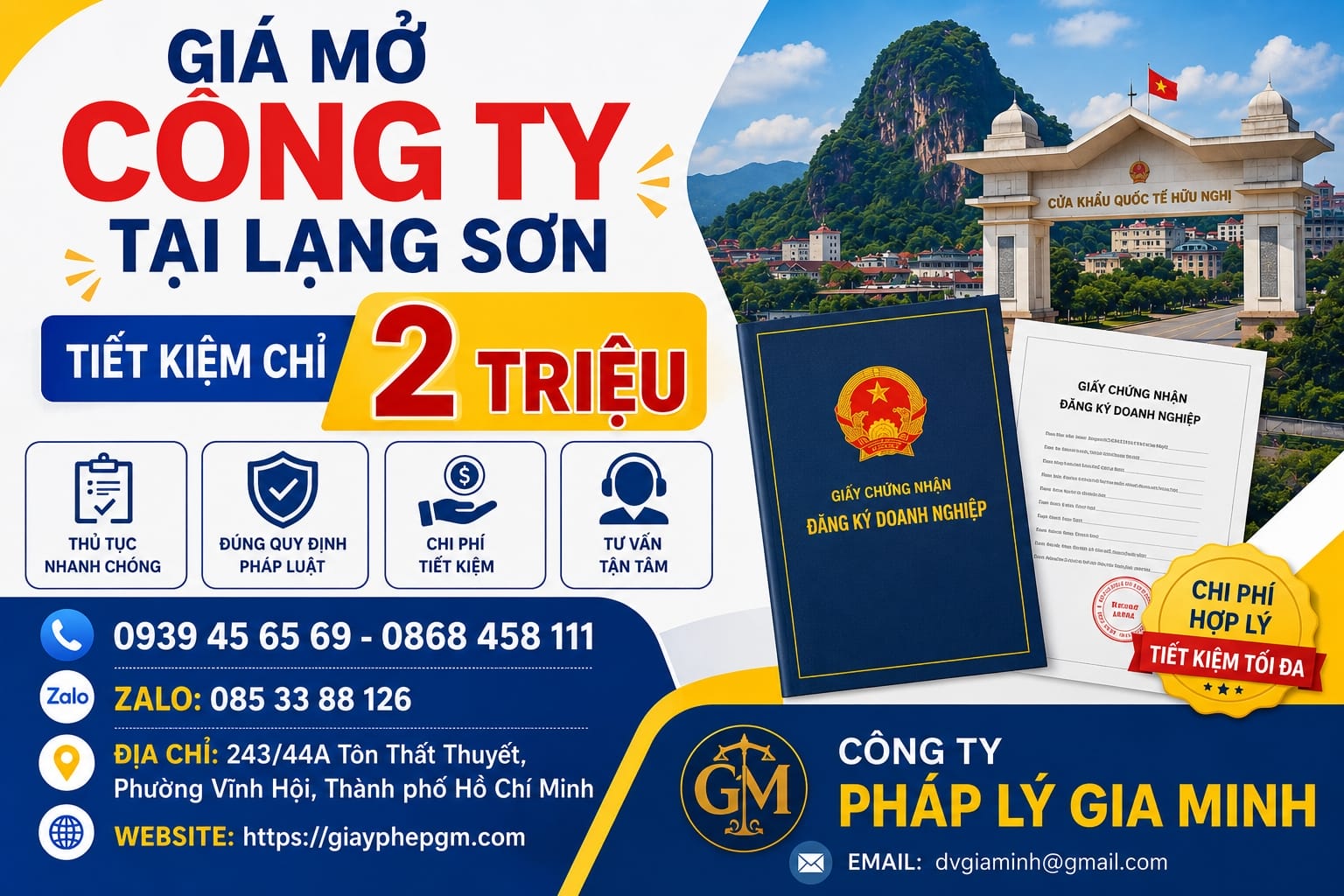 Dịch vụ thành lập công ty trách nhiệm hữu hạn tại Lạng Sơn