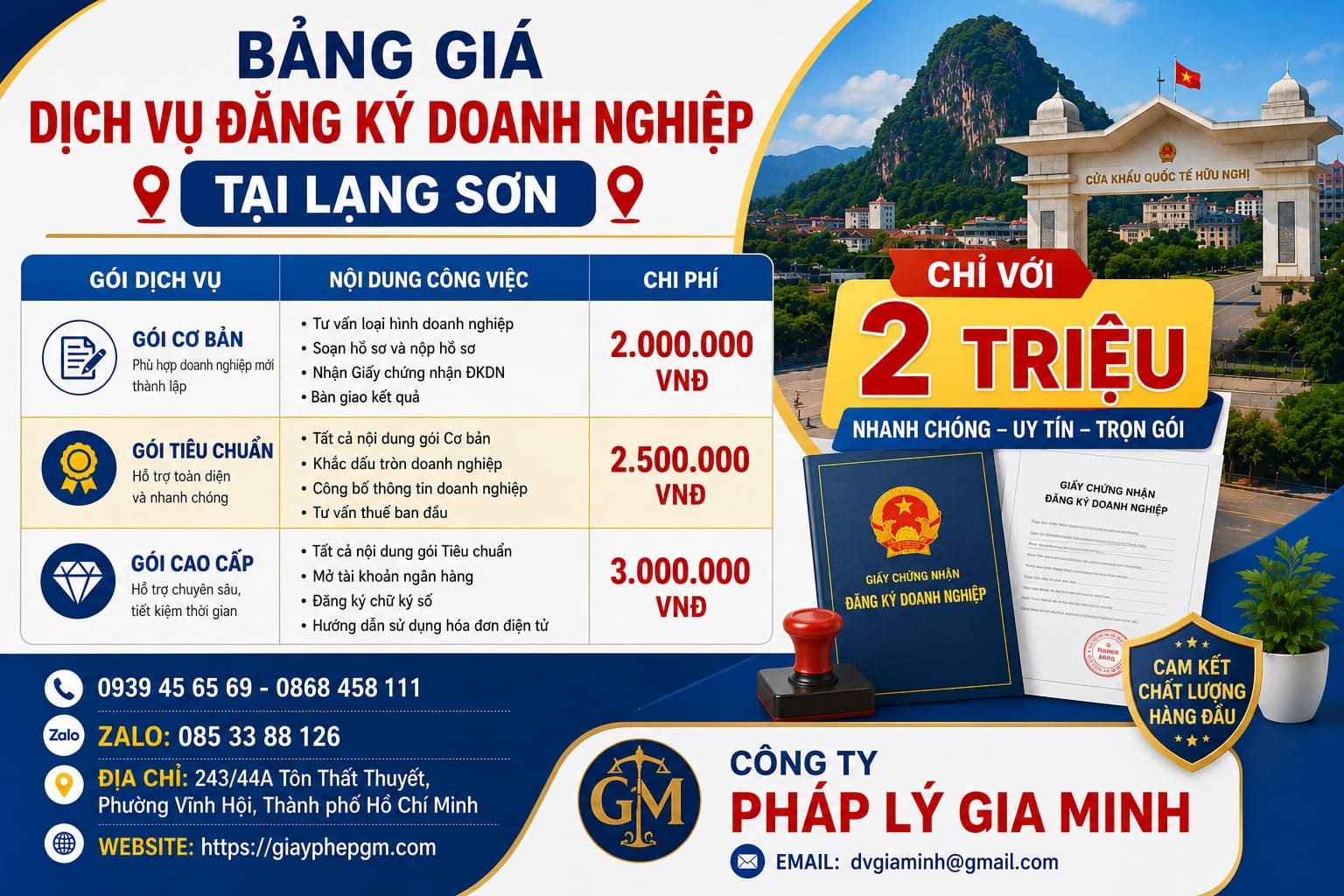 Dịch vụ xin giấy phép kinh doanh Sơn La