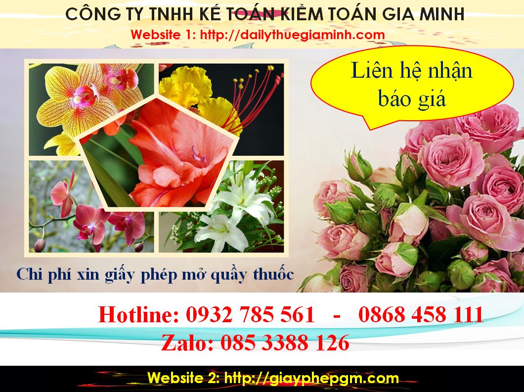 Xin giấy phép mở nhà thuốc tại thị xã Thuận An 5 Chi phí mở quầy thuốc tại thị xã Thuận An