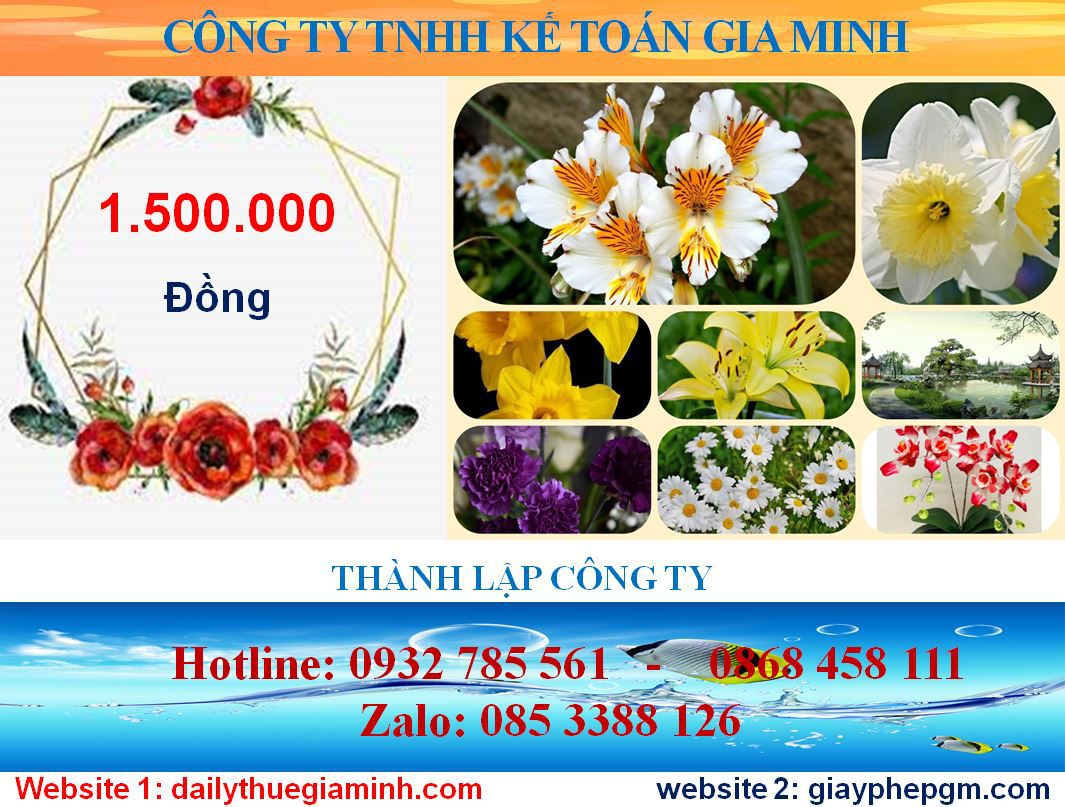 Thành lập công ty cổ phần tại Hòa Bình 5 Chi phí thành lập công ty cổ phần