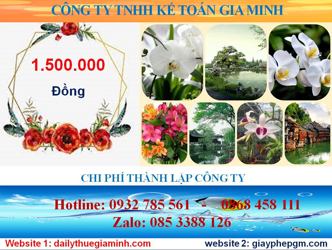 Thành lập công ty cổ phần tại Huyện Cần Giờ 5 Chi phí thành lập công ty cổ phần tại huyện Cần Giờ
