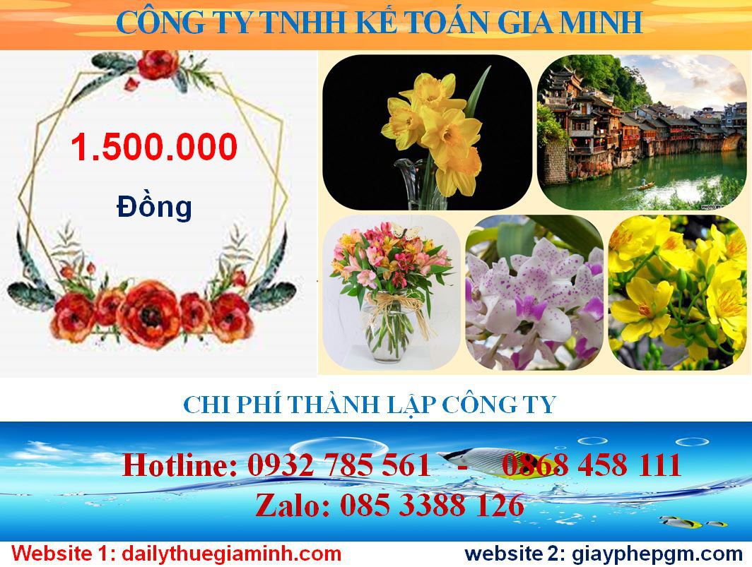 Thành lập công ty cổ phần tại Huyện Củ Chi 5 Chi phí Thành lập công ty cổ phần tại Huyện Củ Chi