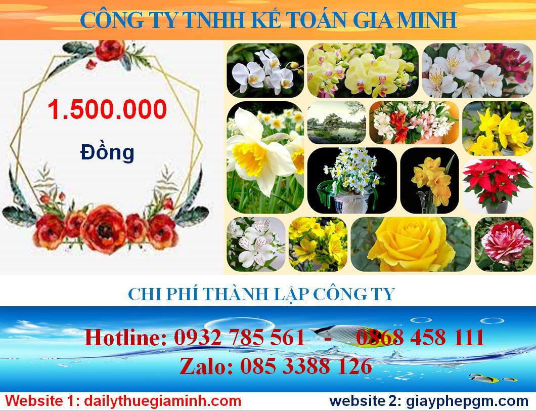 Mở công ty trọn gói tại Hà Giang 5 Chi phí mở công ty trọn gói tại Hà Giang