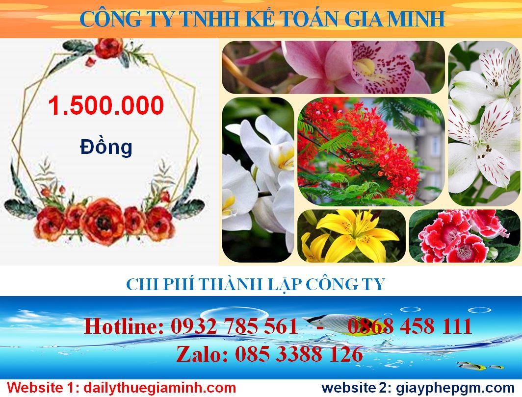 Mở công ty trọn gói tại Huyện Đông Anh 5 Chi phí mở công ty trọn gói tại Huyện Đông Anh
