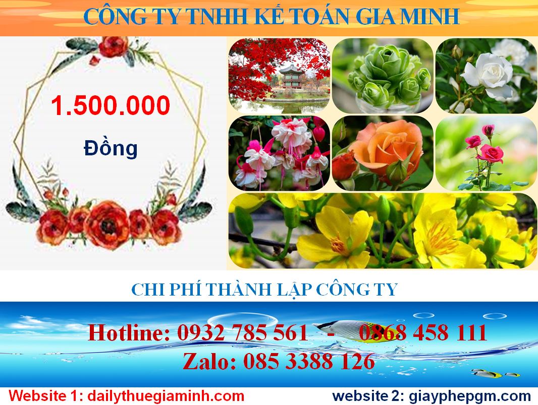 Chi phí thành lập công ty tại huyện Phú Giáo 5 Chi phí thành lập công ty tại huyện Phú Giáo