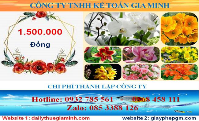 Mở công ty trọn gói tại Huyện Quốc Oai 5 Chi phí mở công ty trọn gói tại Huyện Quốc Oai