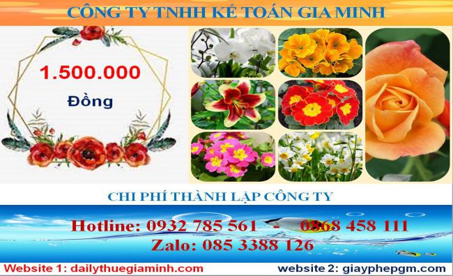 Mở công ty trọn gói tại Huyện Thanh Oai 5 Chi phí mở công ty trọn gói tại Huyện Thanh Oai