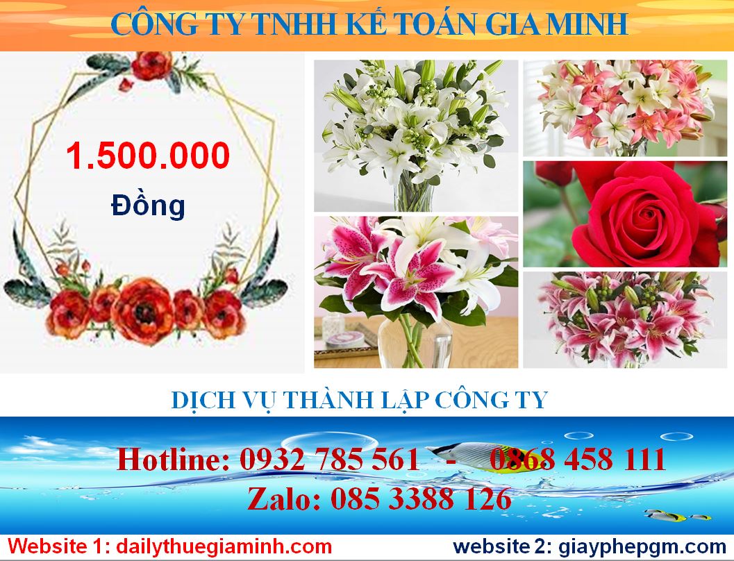Chi phí thành lập công ty tại Huyện Ứng Hoà