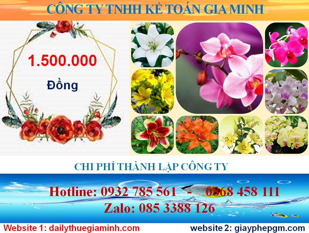 Chi phí thành lập công ty tại Nam Định 5 Chi phí thành lập công ty tại Nam Định