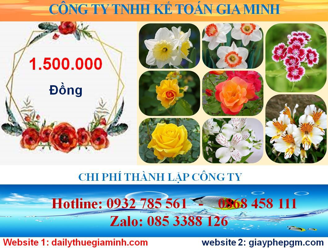 Mở công ty trọn gói tại Quận Hoàng Mai 5 Chi phí mở công ty trọn gói tại Quận Hoàng Mai
