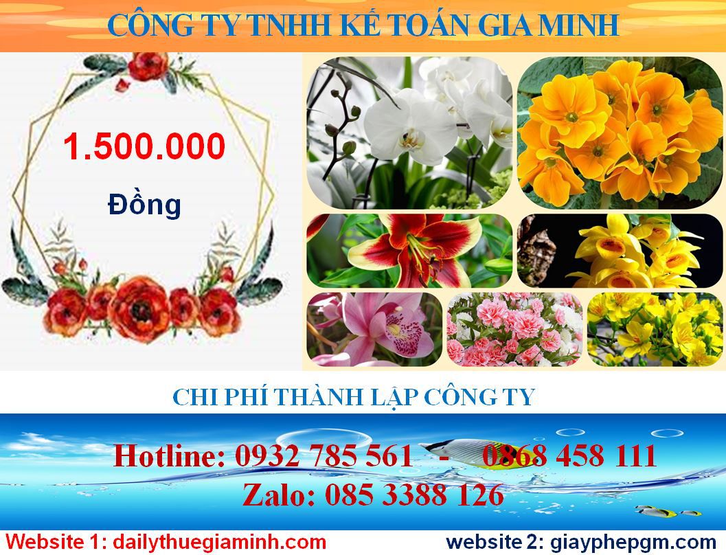 Mở công ty trọn gói tại Thái Bình 5 Chi phí mở công ty trọn gói tại Thái Bình