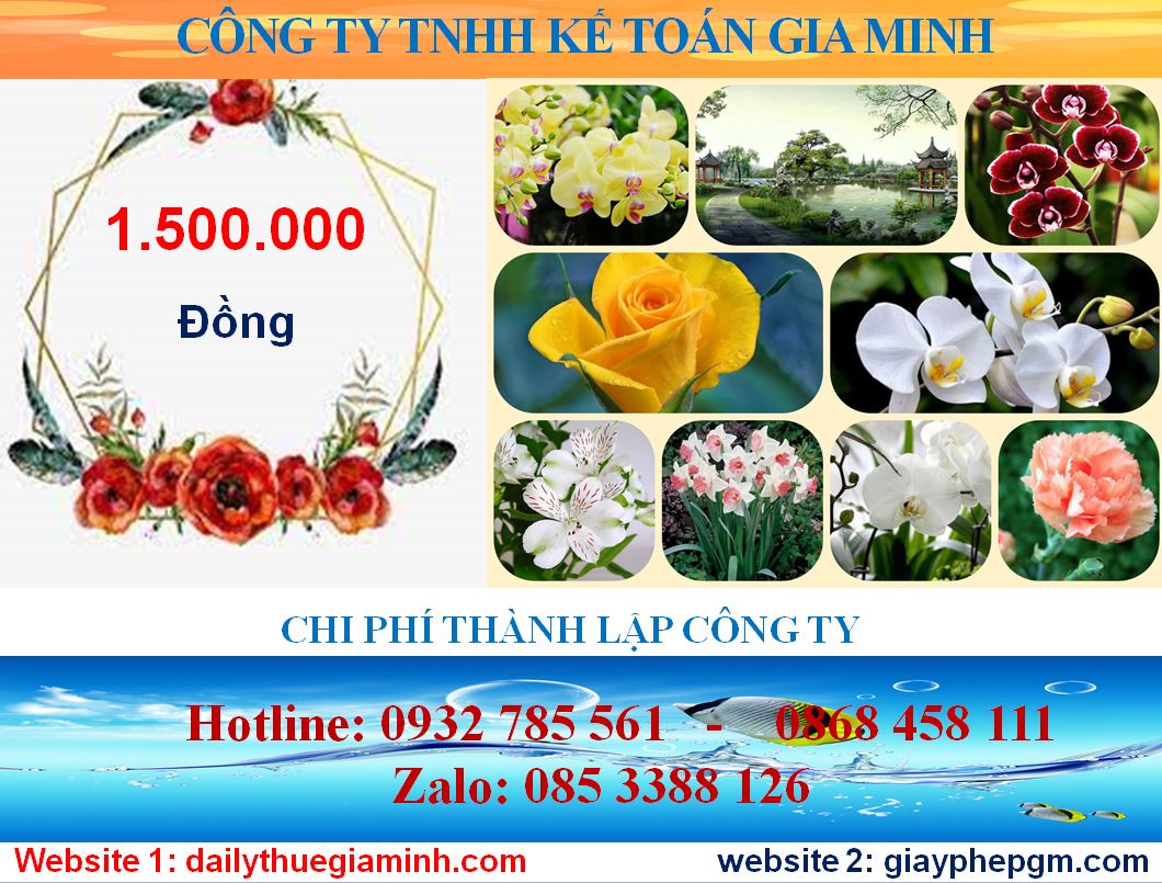 Chi phí thành lập công ty tại thị xã Bến Cát 5 Chi phí thành lập công ty tại thị xã Bến Cát