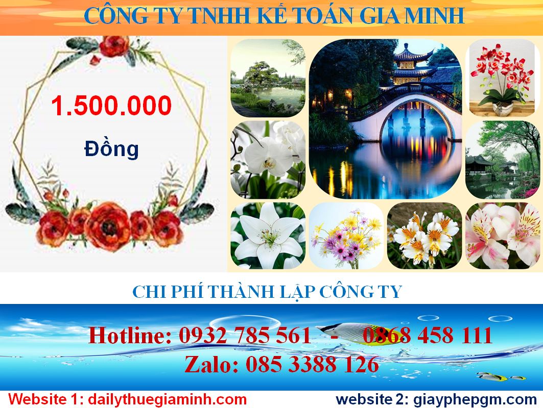 Chi phí thành lập công ty tại thị xã Dĩ An 5 Chi phí thành lập công ty tại thị xã Dĩ An