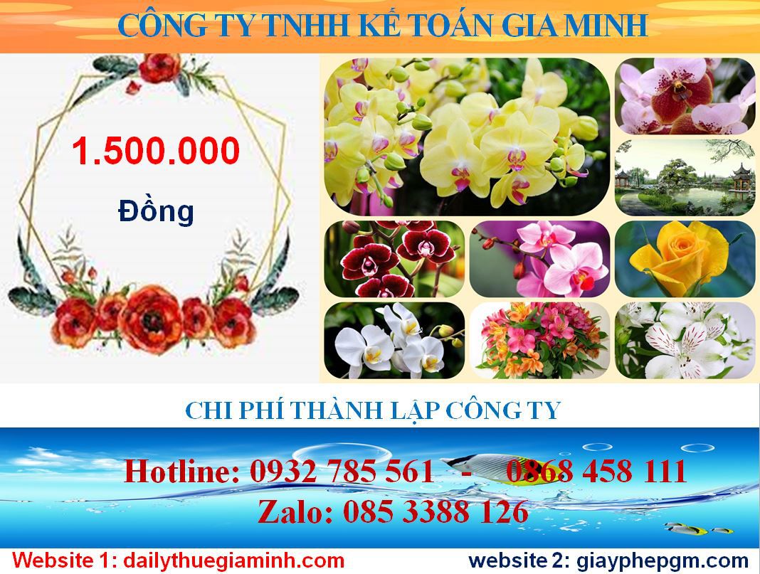 Mở công ty trọn gói tại Thị xã Dĩ An 5 Chi phí mở công ty trọn gói tại Thị xã Dĩ An