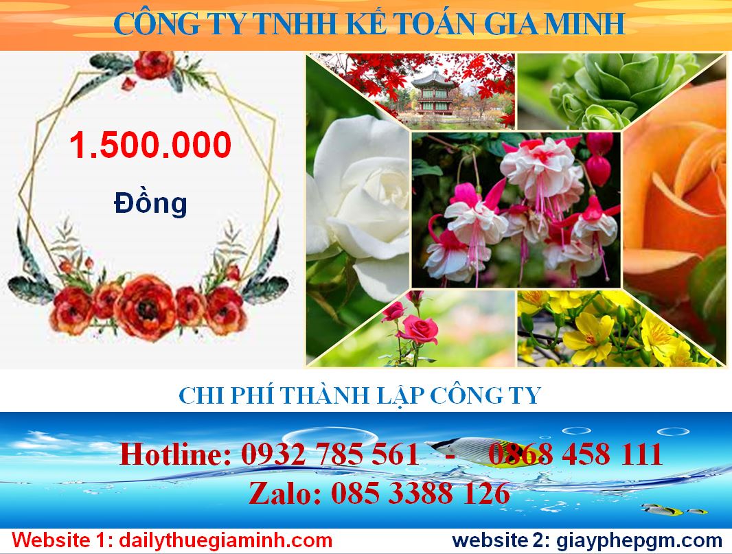 Chi phí thành lập công ty tại thị xã Thuận An 5 Chi phí thành lập công ty tại thị xã Thuận An