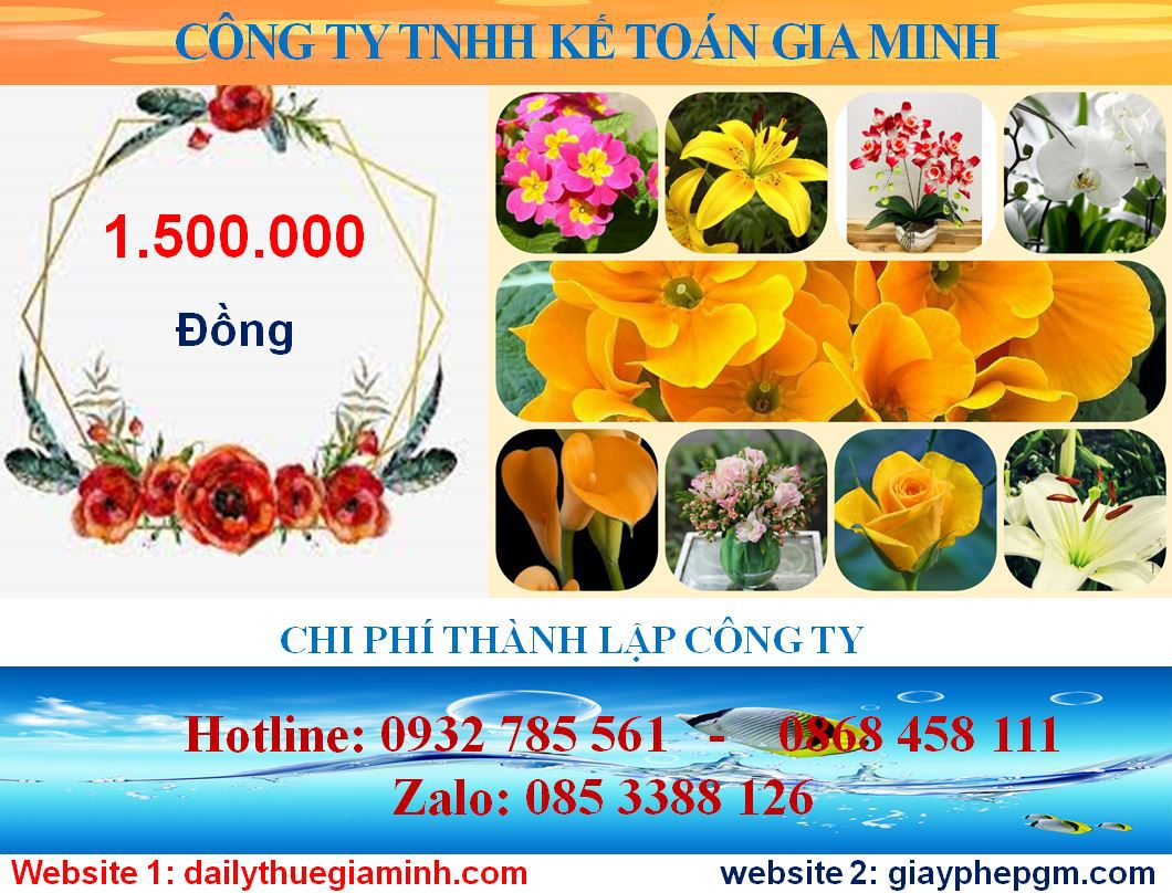 Mở công ty trọn gói tại Thừa Thiên Huế 5 Chi phí mở công ty trọn gói tại Thừa Thiên Huế