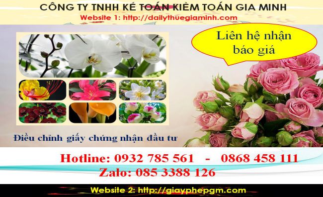 Dịch vụ điều chỉnh giấy chứng nhận đầu tư tại Điện Biên 5 Chi phí điều chỉnh giấy chứng nhận đầu tư tại Điện Biên