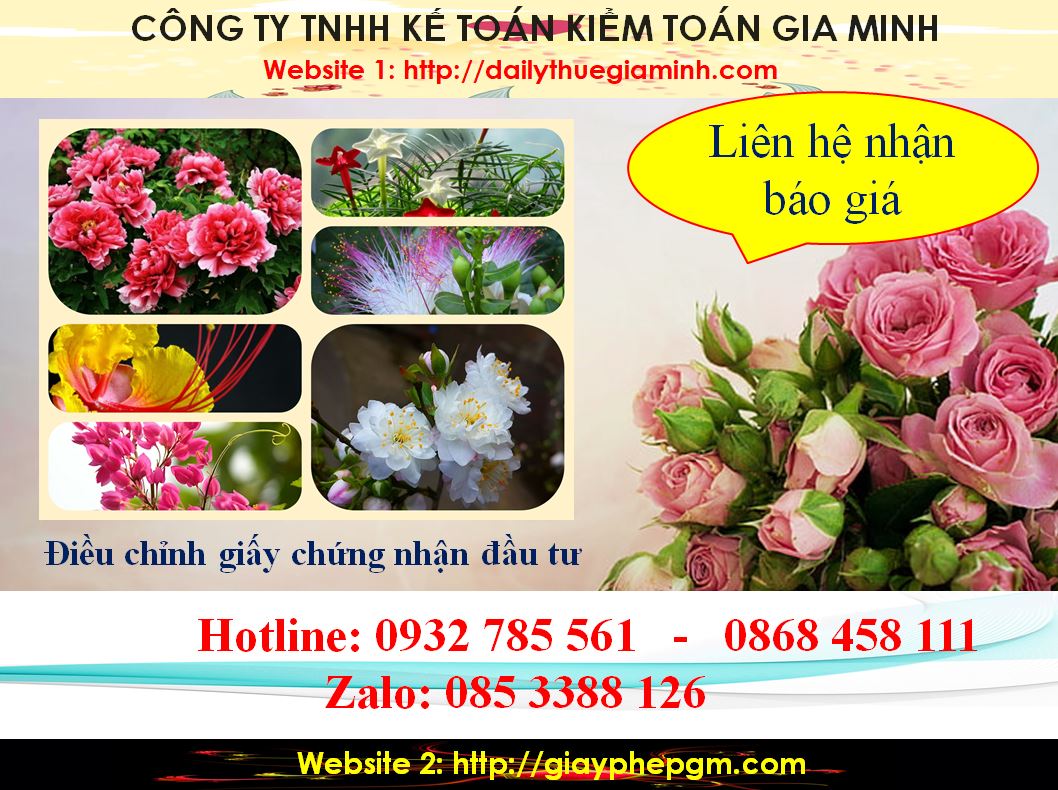 Dịch vụ điều chỉnh giấy chứng nhận đầu tư tại Hưng Yên 5 Chi phí điều chỉnh giấy chứng nhận đầu tư tại Hưng Yên