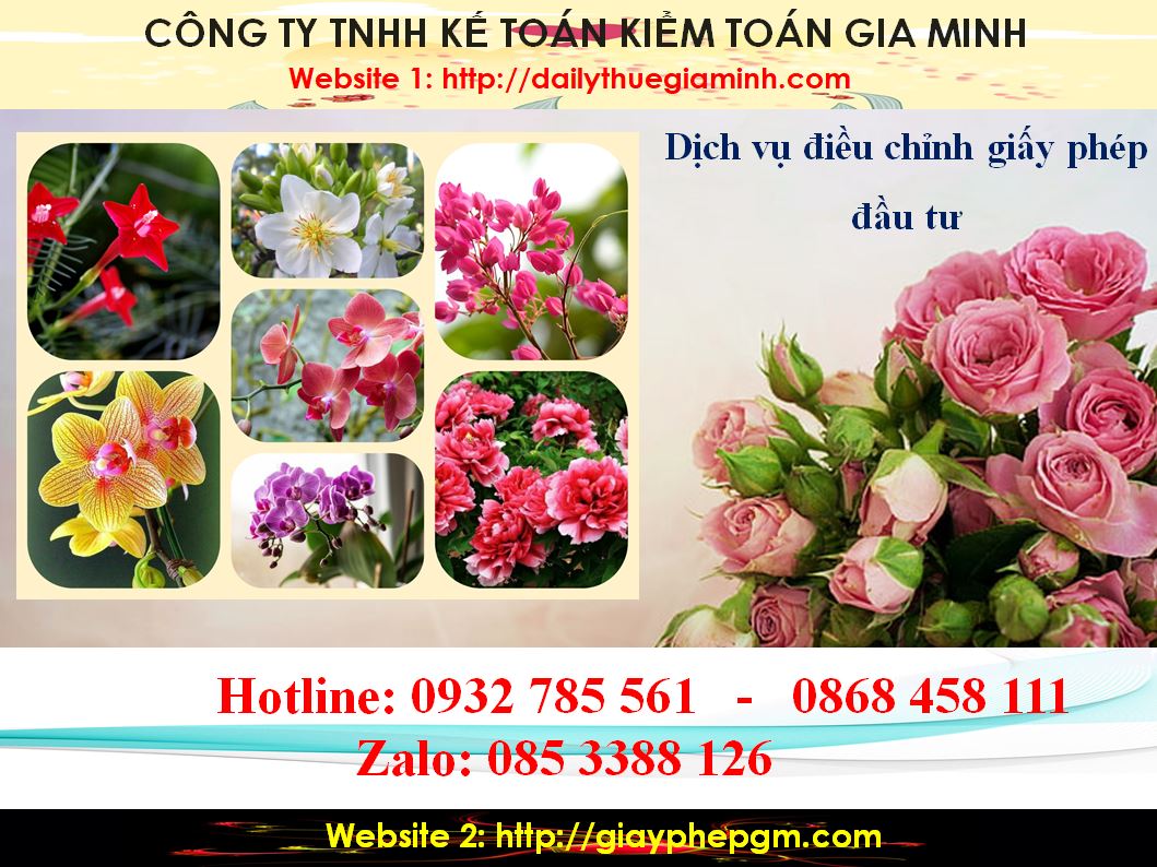 Dịch vụ điều chỉnh giấy chứng nhận đầu tư tại Quận Thủ Đức 4 Thủ tục điều chỉnh giấy chứng nhận đầu tư tại Quận Thủ Đức