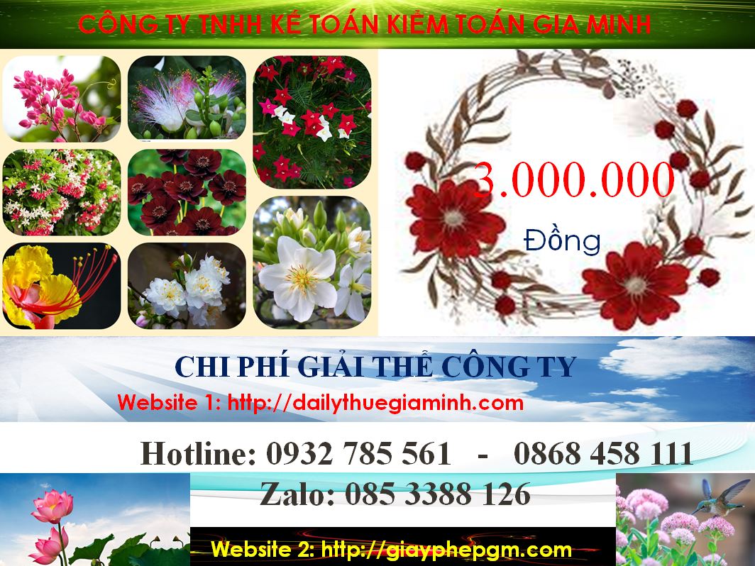 Dịch vụ giải thể công ty cổ phần tại Thành phố Hà Nội 6 Chi phí giải thể doanh nghiệp cổ phần tại Thành phố Hà Nội