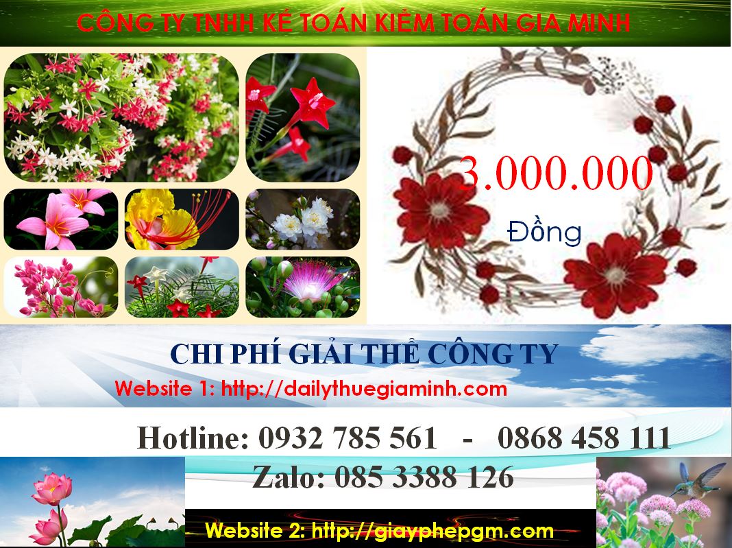 Dịch vụ giải thể công ty cổ phần tại Thị xã Dĩ An 6 Chị phí giải thể công ty cổ phần tại Thị xã Dĩ An