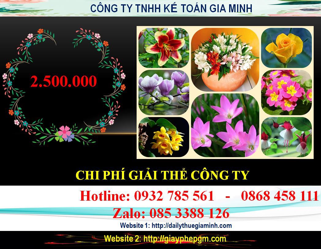 Dịch vụ giải thể công ty ở Hải Phòng - Uy tín, nhanh chóng, chuyên nghiệp 5 Chi phí giải thể công ty ở Hải Phòng
