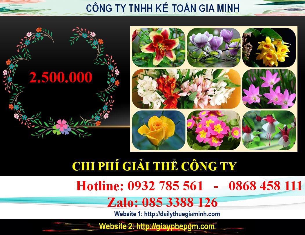 Dịch vụ giải thể công ty ở Thị xã Tân Uyên 5 Chi phí giải thể công ty ở Thị xã Tân Uyên
