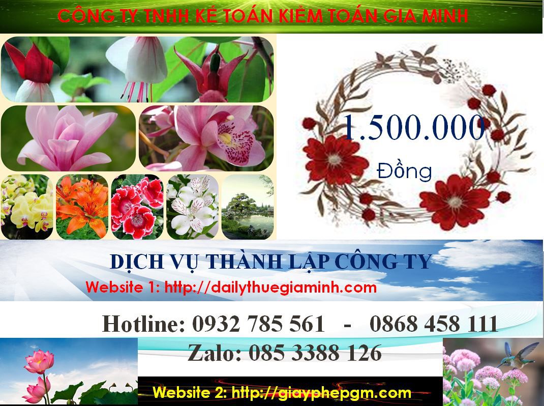 Dịch vụ làm giấy phép đăng ký kinh doanh tại Bắc Giang 5 Chi phí làm giấy phép đăng ký kinh doanh tại Bắc Giang