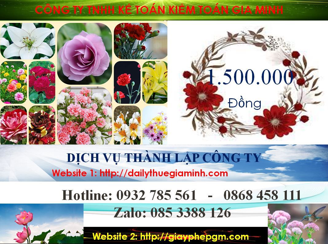 Dịch vụ làm giấy phép đăng ký kinh doanh tại Cần Thơ 5 Chi phí làm giấy phép đăng ký kinh doanh tại Cần Thơ