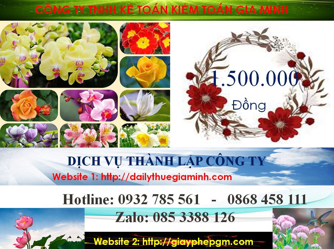 Dịch vụ làm giấy phép đăng ký kinh doanh tại Điện Biên 5 Chi phí làm giấy phép đăng ký kinh doanh tại Điện Biên