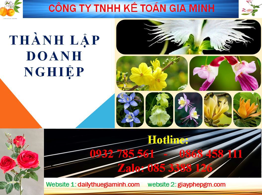 Thủ tục làm giấy phép đăng ký kinh doanh tại Huyện Cờ Đỏ