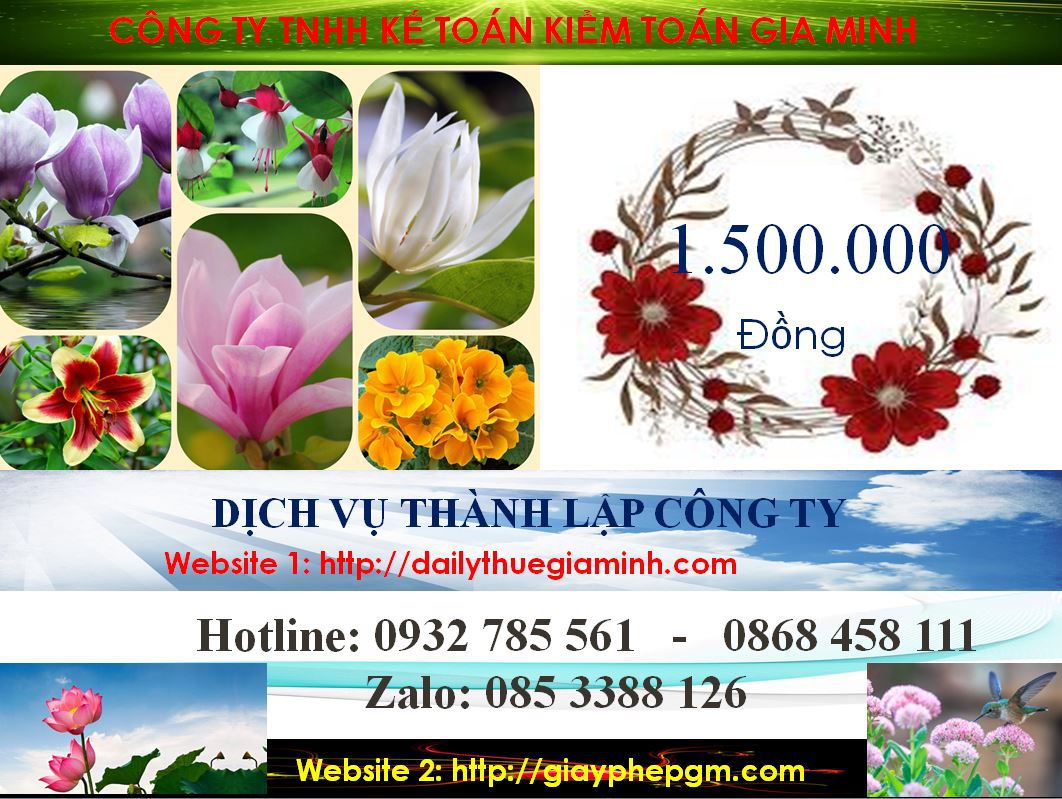 Dịch vụ làm giấy phép đăng ký kinh doanh tại Nam Định 5 Chi phí làm giấy phép đăng ký kinh doanh tại Nam Định